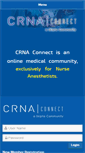 Mobile Screenshot of crnaconnect.com
