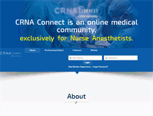 Tablet Screenshot of crnaconnect.com